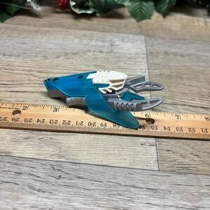 LEGO Bionicle Head Block Connector Assembly Vahki - Blue White Silver